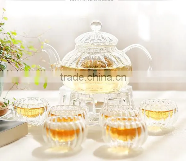 Glass Teapot With Infuser/fire Resistant Glass Teapot/glass Teapot Warmer