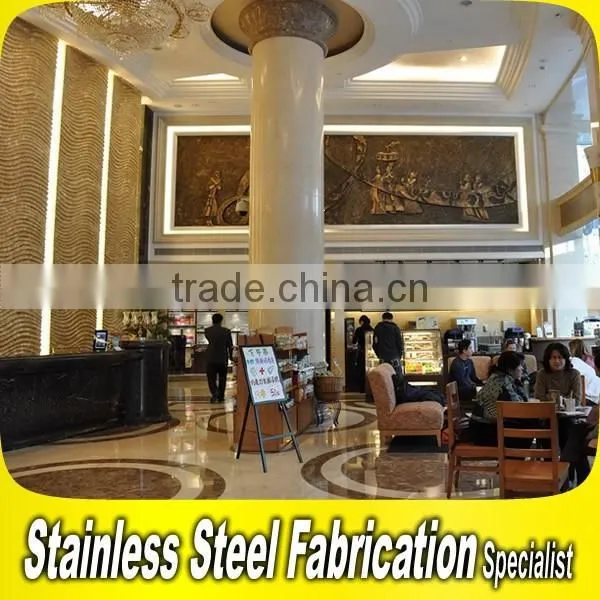 Custom Made Stainless Steel Decoration Restaurant Interior Design photo-5