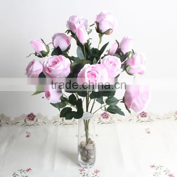 SJ1101501 Wedding Centerpieces Artificial Silk Flowers Rose photo-4