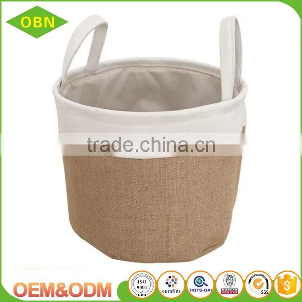 Customized Set 3 Foldable Collapsible Laundry or Toy Fabric Storage Basket photo-3