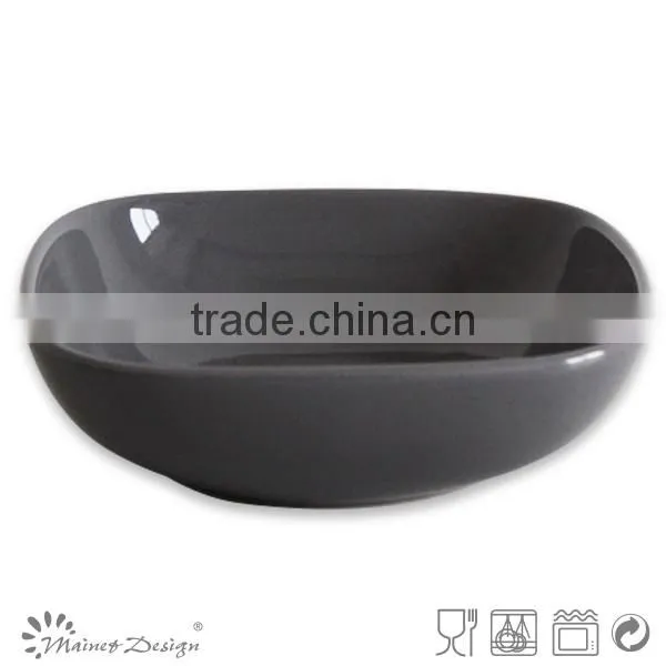 White Color Glazed Square Shape Bowl for Promotion photo-5