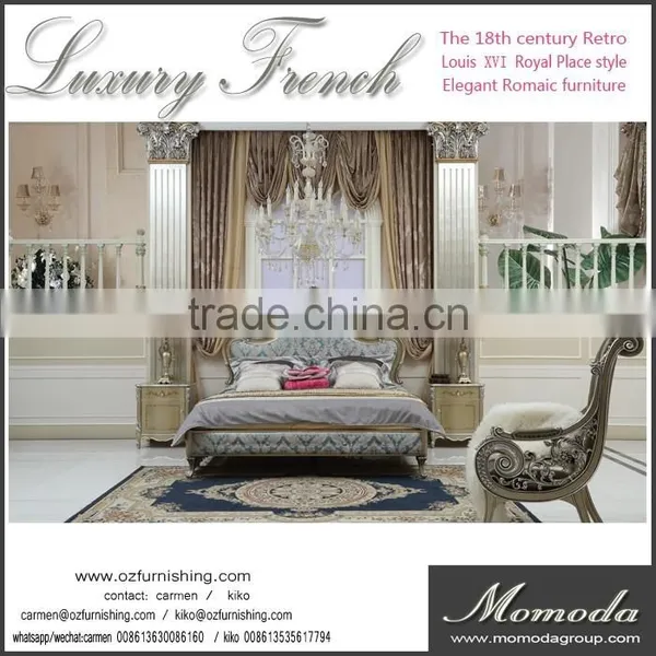 C-T2-1A Expensive Crystal Italy Neoclassical Dining Set Golden Dining Table Set Noble Leather Design Dining Room Furniture photo-3