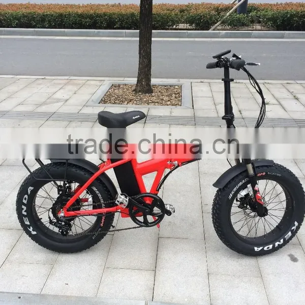 Electric Folding Bike Aluminum Fat Tire Beach Cruiser