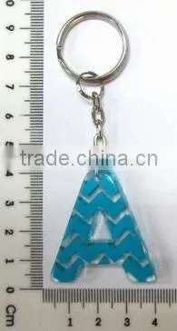 Promotion Alphabet Key Chain, Plastic Letter Key Chain With Printing, Personalized Letter Key Chain photo-2