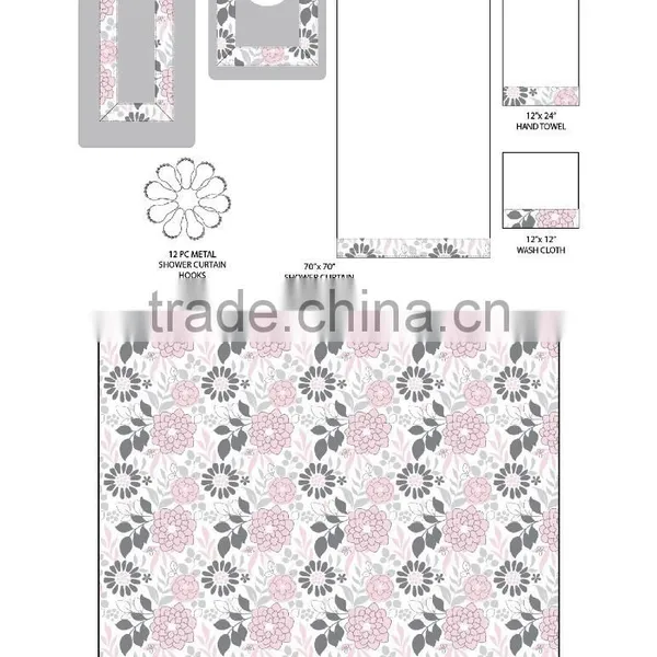 18PCS PRINTED Bathroom Set photo-2