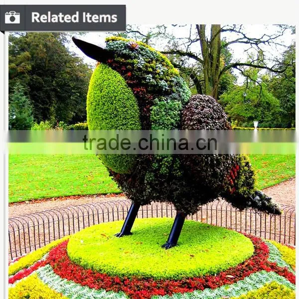 Hot Sale New Design Artificial Milan Grass Animal Boxwood for Decoration photo-6
