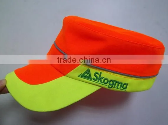 Fluorescence Fabric Army Hat and Cap With Lining photo-3