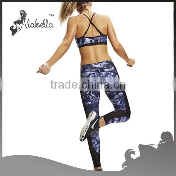 2015 Summer Sexy School Girl Yoga Wear Printed photo-2