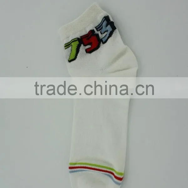 Summer Season White Sneaker Thin Mercerized Cotton Socks Women photo-6