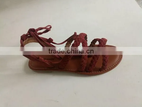 Fashion Falt Sandals Shoes Women 2017 Surplus Bulk Stock Cheap Sale photo-4