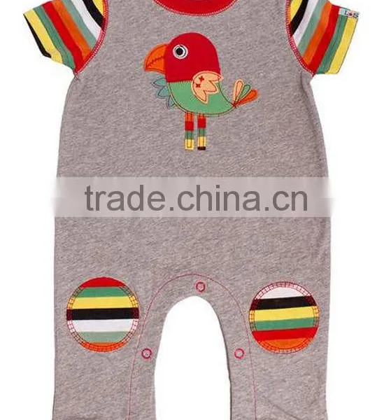Print Korean Fashion Kids Newborn Baby Evening One Piece Long Sleeve Animal Jumpsuits 2014