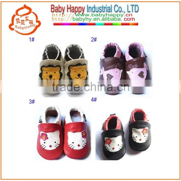 Different Printing Wholesale Baby Boys Leather Shoes photo-4