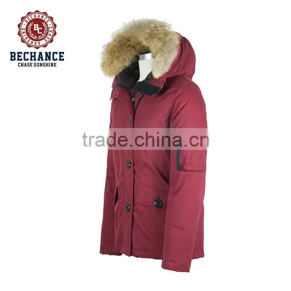 Winter Down Jacket for Women With Fur Hood photo-3