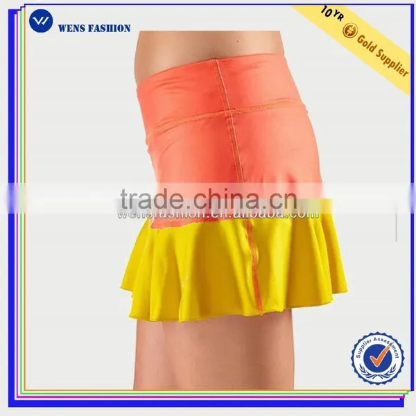 Ladies Tennis Fashion Running Skirt Wholesale Tennis Mini-skirt photo-3