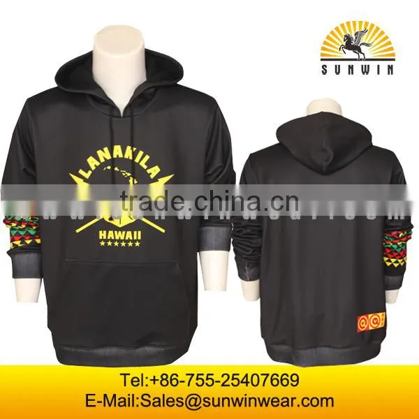 New Printing Design Longline Hoodies Men Tie Dye Hoodie Dye Sublimation Sweatshirts photo-2