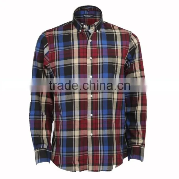 Men's Stylish Contrast Color Oxofrd Formal Shirt photo-2