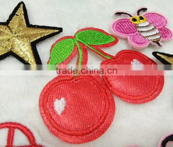 Custom Cheap Embroidery Patch Cute Cartoon Badges for Garments photo-2