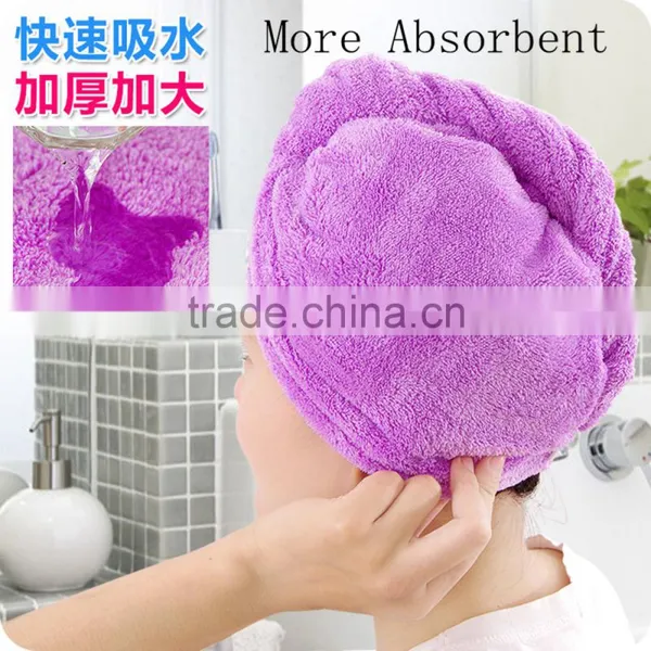 Personalized Microfiber Hair Drying Towel Turban Terry Towel Turbans