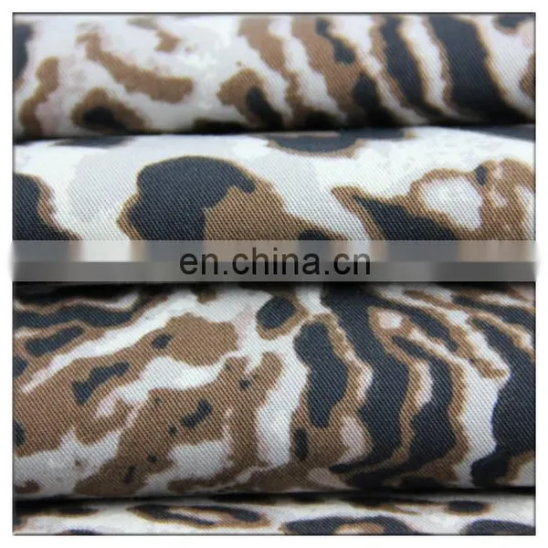 40/60 Tencel Cotton Fabric Leopard Pattern Design Cotton Tencel Fabric for High Quality Garment Material photo-2