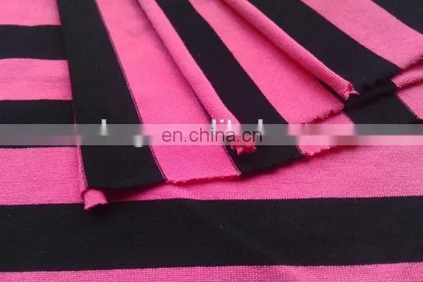 Winfar Textile Printed 30s Viscose (Vortex) Yarn Dyed Rayon Spandex Jersey Knitting Fabric photo-2