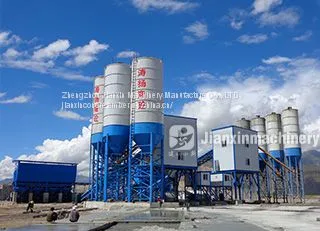 HZS240 Concrete Mixing Plant Jianxin Brand