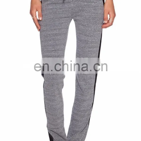 Wholesale Fashion Blank Jogger Pants With Leather photo-2