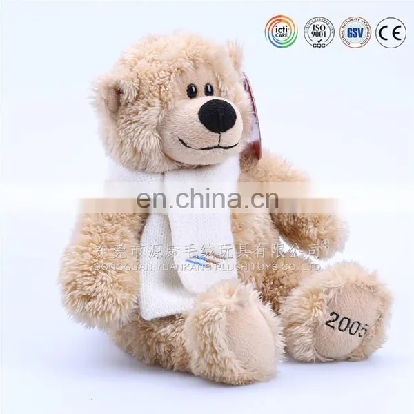 Sedex Audit Factory 25cm Cream Holding Pillow Gift Plush Teddy Bear Toy photo-5