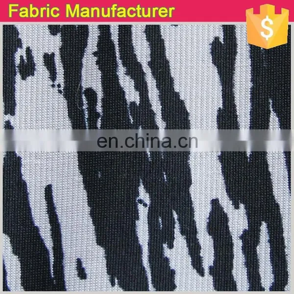 Latest Design DTY Fabric Children Shirt Fabric Black White Printed DTY Fabric photo-6