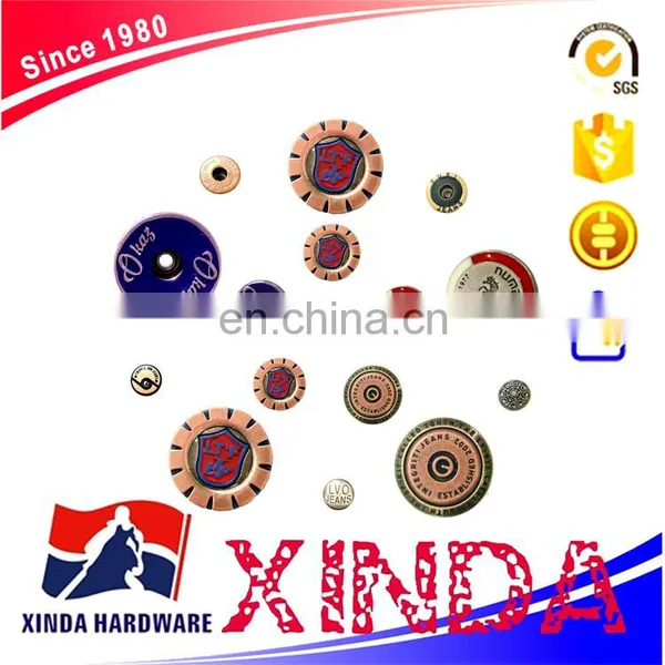20mm Zinc Alloy Button, Metal Buttons for Customized Design photo-5