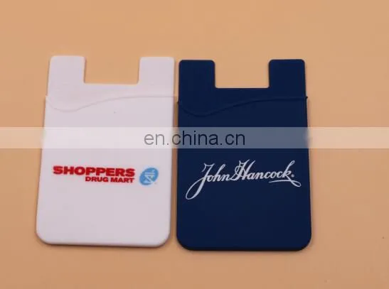 Custom Logo Mobile Phone Card Holder Adhesive Cell Phone Credit Silicone Card Holder For Phones photo-5