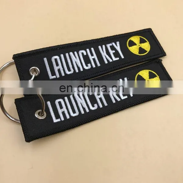 Woven Key Chain Crew Luggage Tags Remove for Flight photo-5