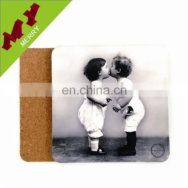 China Factory Outlet Blank Wood Coaster With Cork photo-6