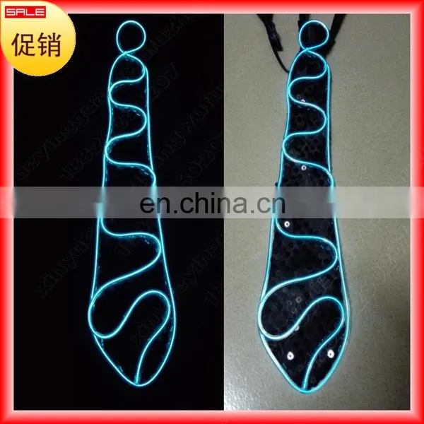 Hot Selling EL Light Neckties Led Necktie