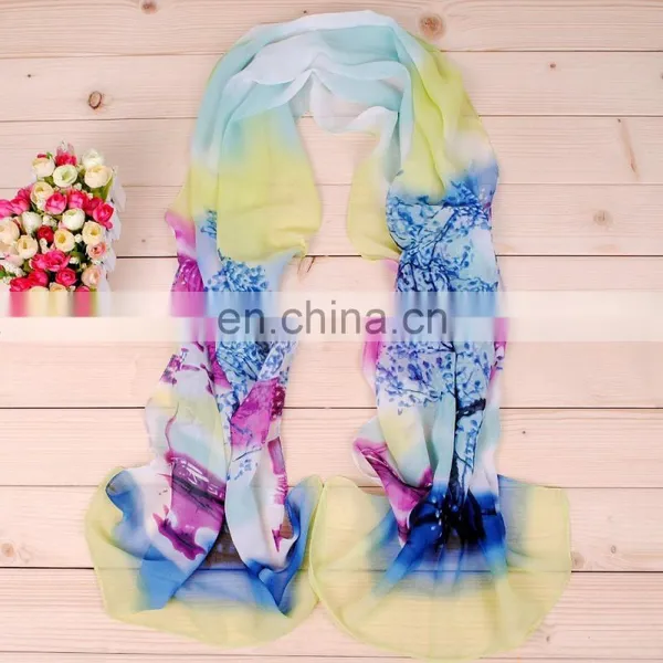 Large Inventory Wholesale Mix Order Girl Chiffon Infinity Scarf Wholesale photo-3