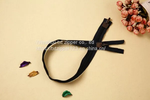 #3 #4 #5 #8 Nylon Zipper Two Way Open End (Metal Top And Bottom Stop) photo-3