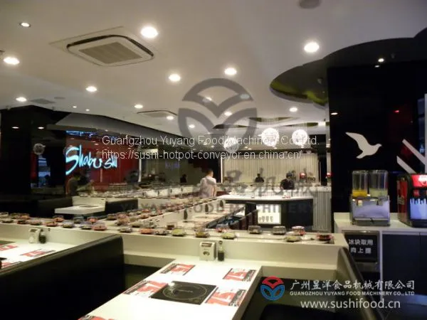 Widely Used Eternal & Unique Appearance Hot Pot Rotary Conveyor Belt System