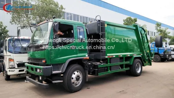 Factory Sale Brand New ISUZU 12cbm Garbage Compactor Truck