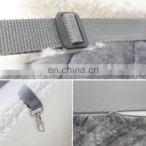 Portable Dog Car Seat Safety Pet Bed Soft Car Seat for Dogs With Harness for Dogs Travel Carrier photo-6