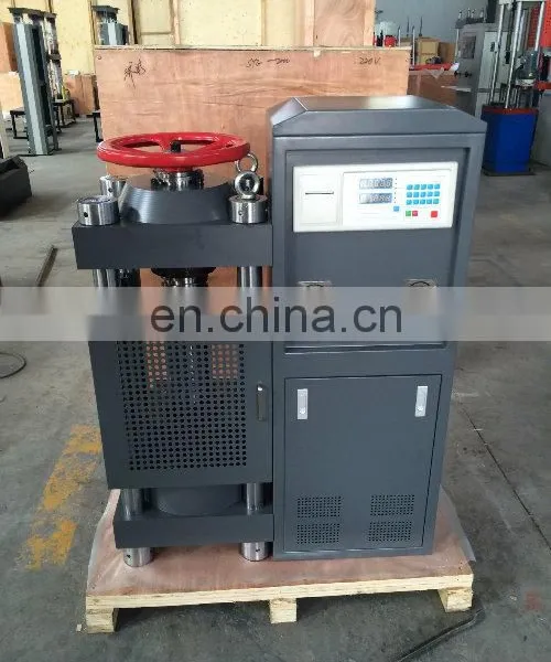 YES 2000 KN 200 TON Concrete Brick Mould /cement Block Testing Machine+compressive Test Equipment photo-5