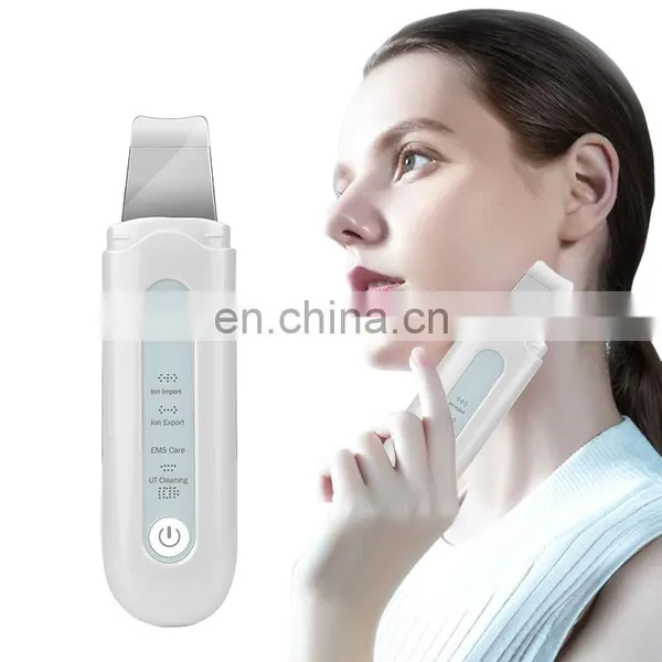 Trending Hot Products Stainless Steel Electric Skin Care Scrubber Ultrasonic Spatula For Facial Deep Cleansing