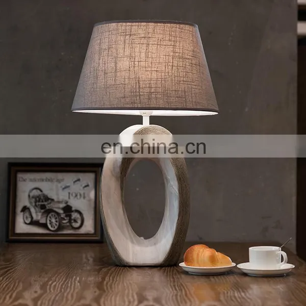 Novel Oval Shape Office Adjustable Farmhouse Nightstand Ideas Bedroom White Marble Desk Lamp photo-6