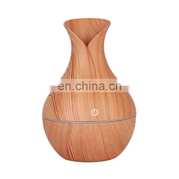 Home Appliance Custom Color Touch Switch and LED Strips Vase Shape Room Air Humidifier photo-2