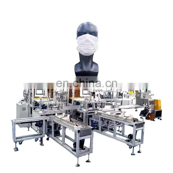 Automatic Mask Making Disposable Medical Surgical Face Mask Packing Machine