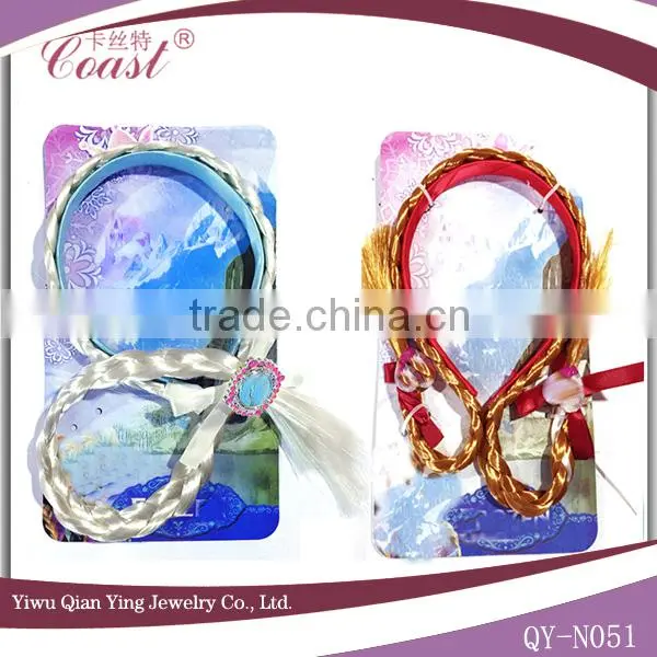 Blond Braided Frozen Elsa Head Band Hair Piece photo-2