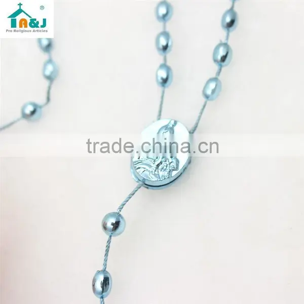 Strict Quality Control Plastic Oval Rosary Beads Customized photo-3