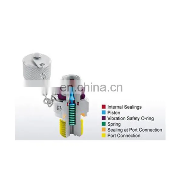 Test Coupling With Male Threaded Pressure Test Points Test Coupling With Port Connection for Pump