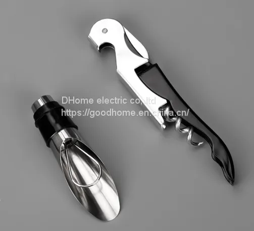 Seahorse Knife Bottle Opener Red Wine Bottle Opener Red Wine Pour Wine Set Two-piece Wine Set（Wechat:13510231336） photo-2