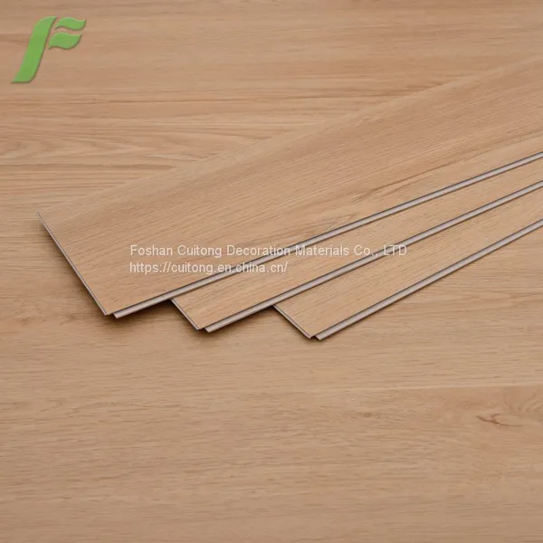 Imitation Wood Grain PVC Stone Plastic Floor Manufacturer Guangdong Wholesale SPC Sheet Floor Waterproof and Flame Retardant Office Floor Glue photo-4
