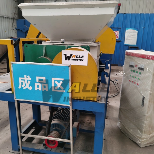 Shredding Rubber Tire Waste Plastic Bottle Metal Scrap Shredder Machine photo-2