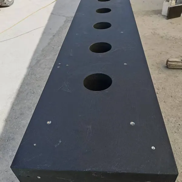 New Granite Inspection Surface Plate Drilling Component Base Precision Machine Tool Body Mechanical Cross Beam Granite